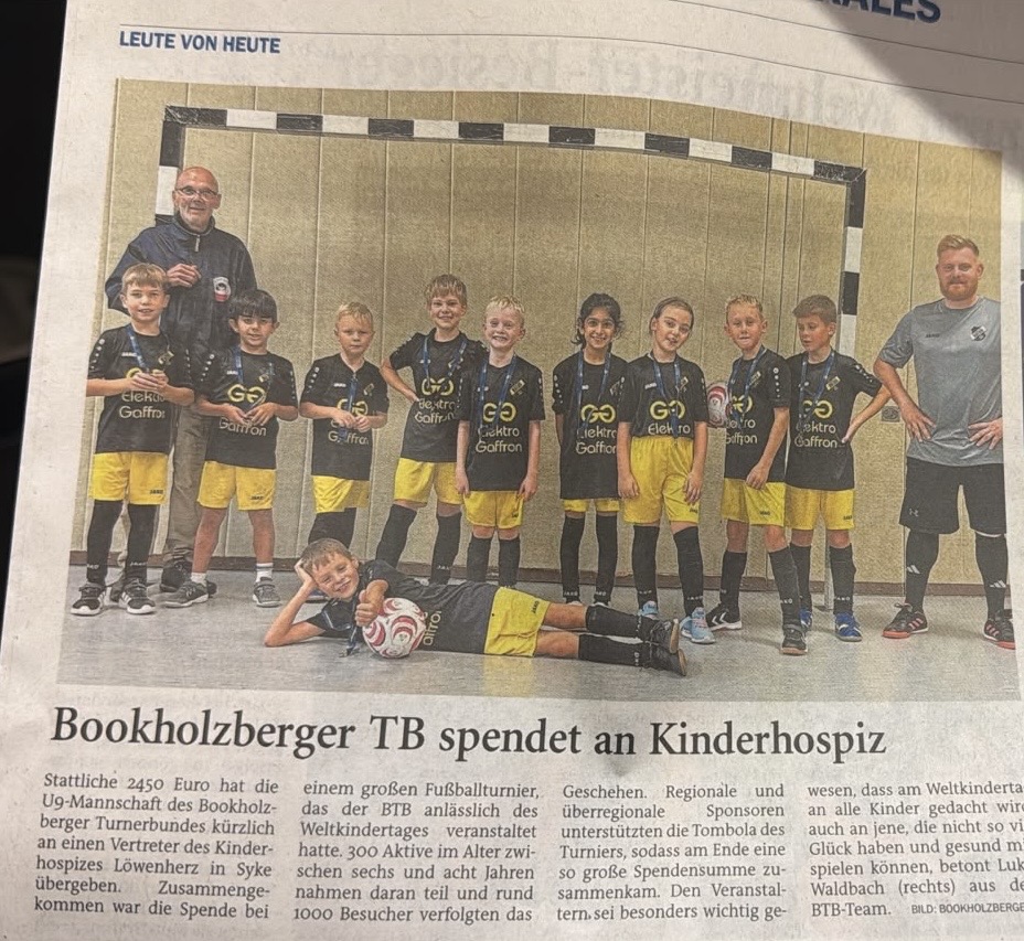 Du betrachtest gerade Wahnsinn: 2.450€ für das Kinderhospiz Löwenherz!